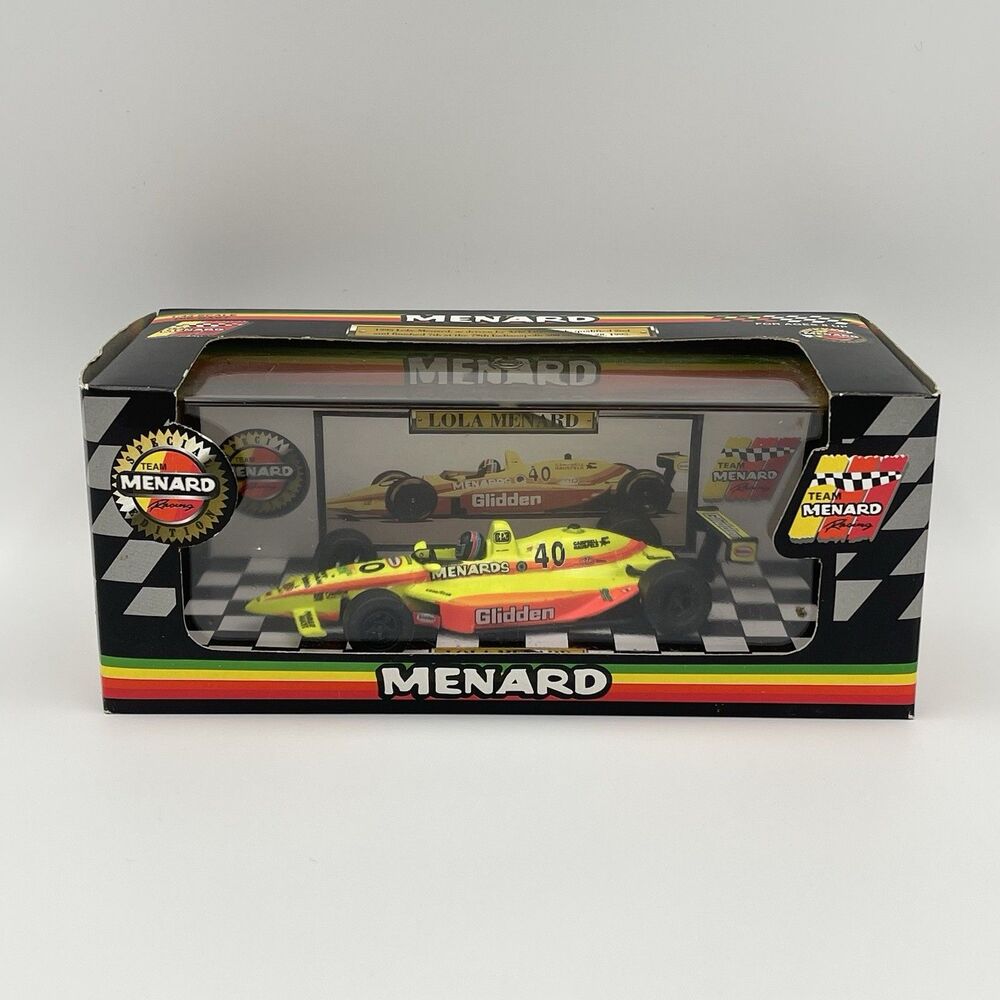 Vintage 1995 Lola Menard Arie Luyendyk Indy 500 Race Car Die Cast Collectible